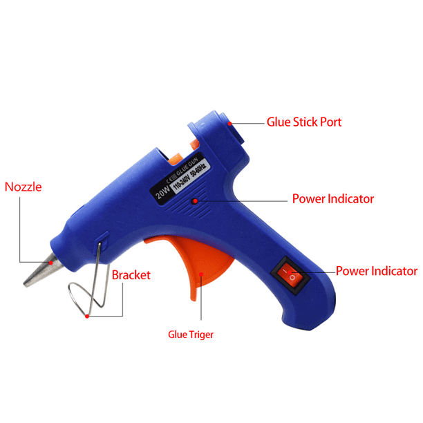 Pistola de pegamento, Pistolas de pegamento caliente, Kit de pistola de  pegamento, Mini pistola de pegamento, Mini pistola de pegamento caliente,  Pistola de pegamento termofusible, Pistola de peg