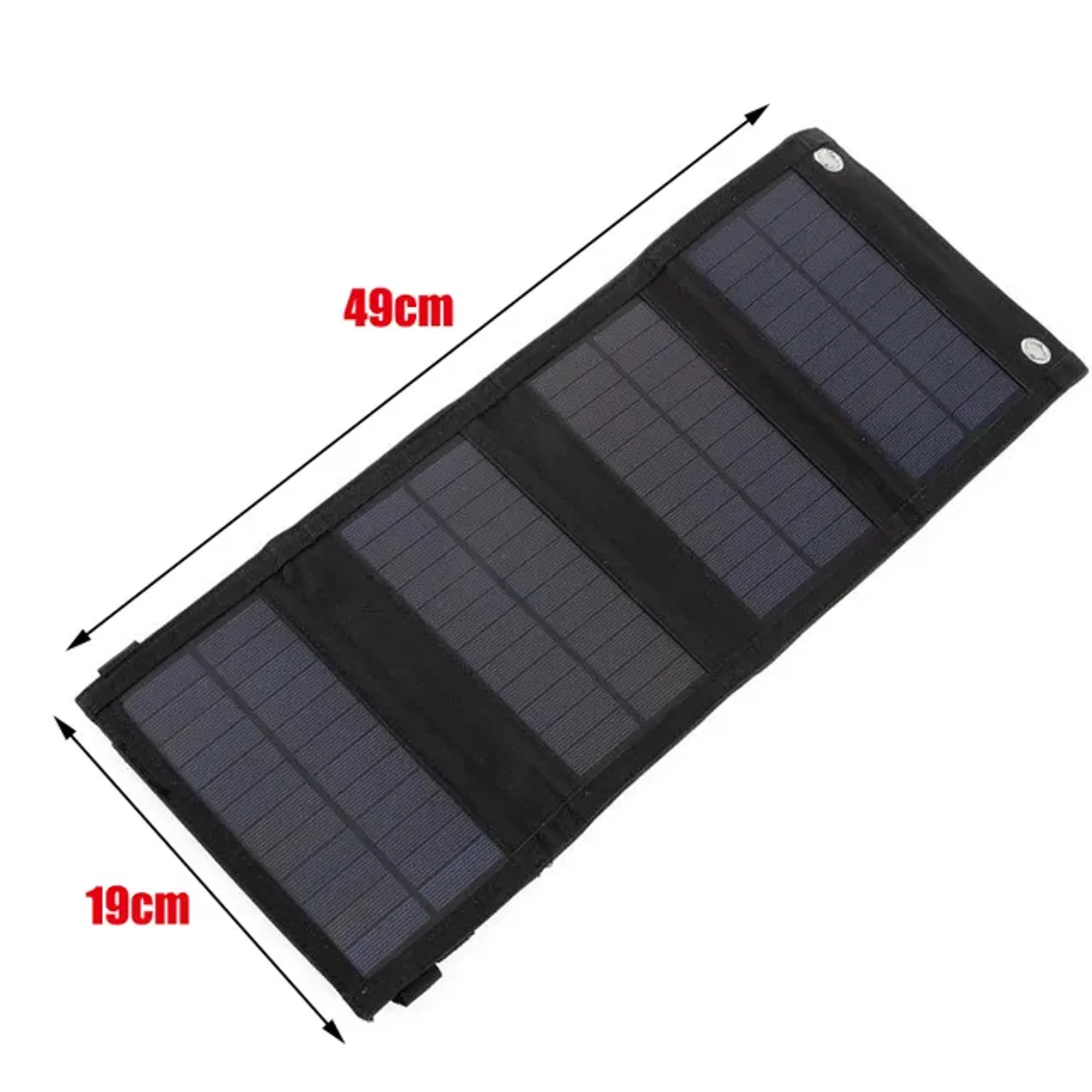 Panel Solar plegable de 20W, célula Solar portátil, resistente al