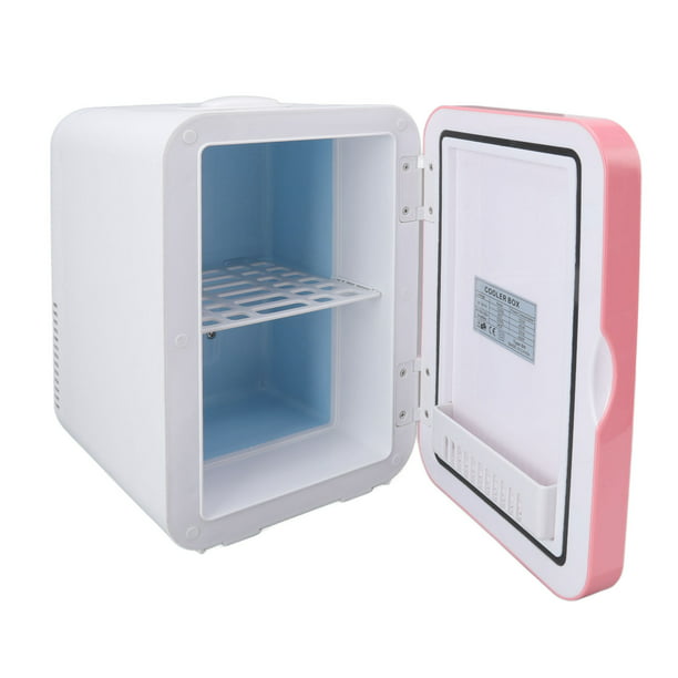 Microyn Mini nevera, refrigerador portátil, enfriador, calentador con  frente de vidrio y control digital de temperatura, enchufes de coche de 110  V CA