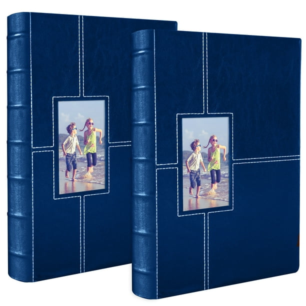Álbum Fotográfico Color Azul Para 600 Fotos Set Paquete De 2 10x15 cm BETCO  AFO300A