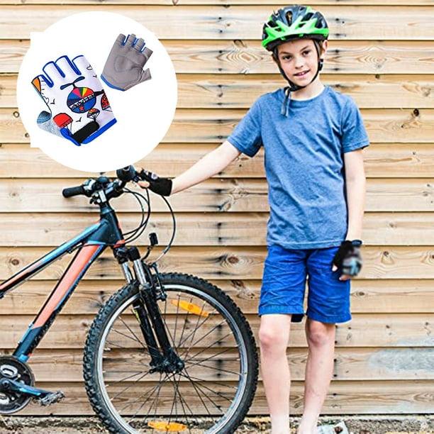 KIDDIMOTO Guantes de bicicleta y deporte para niños, diseño de