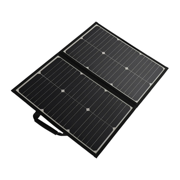 W Panel solar, 60W Solar plegable portátil W Kit de cargador de panel solar  plegable portátil W Kit de panel solar plegable portátil Diseñado para  precisión