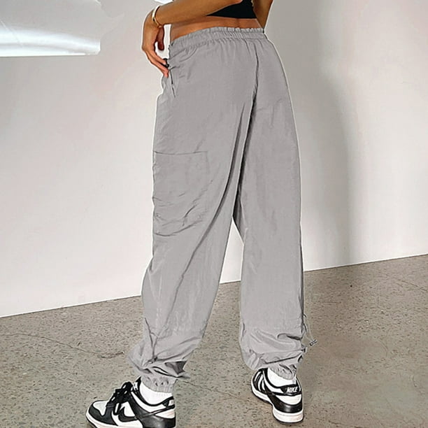 Pantalones cómodos de mujer Pantalones sueltos de algodón de moda Bolsillos  Pantalones deportivos FLhrweasw Nuevo