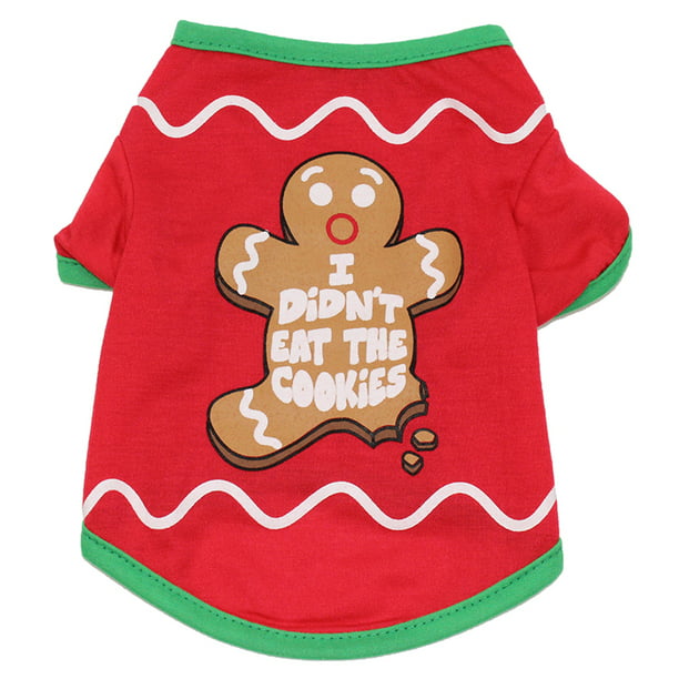 Camiseta navideña para perros Ropa navideña para Mascota navideña Walmart en línea