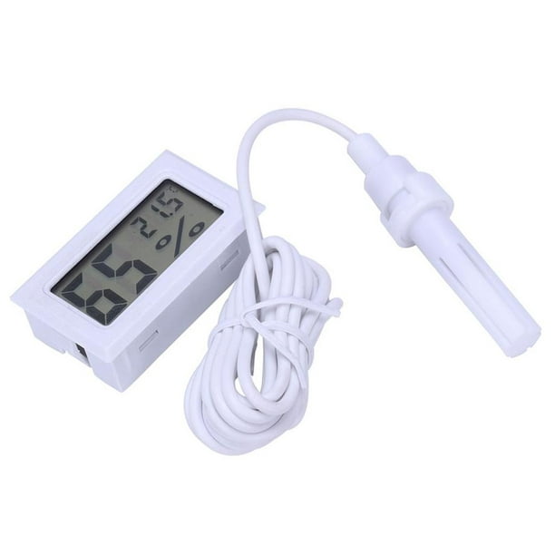 Termómetro digital Higrómetro Equipo de temperatura de humedad Dispositivo  de medición interior shamjiam Medidor digital de humedad