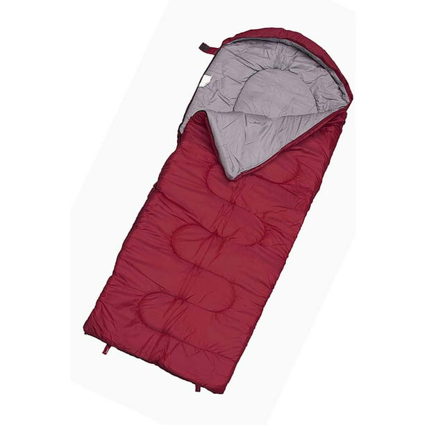 Sacos de dormir para adolescentes y adultos Saco de dormir perfecto para  caminatas, mochileros y campamentos Uso en interiores y exteriores, rojo  Ormromra ZFFLD484
