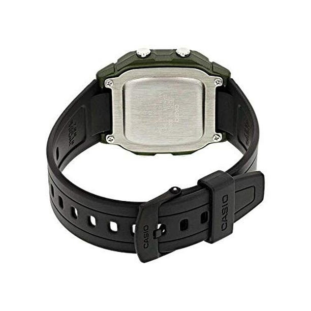 Casio B650WD-1ACF Reloj clásico de cuarzo plateado con pantalla digital  para hombre, Plata/Negro, B650WD-1ACF