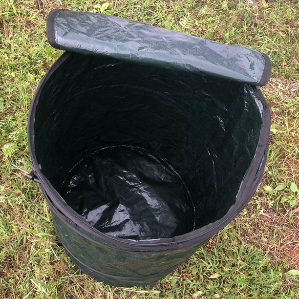 Cubo de basura para acampar plegable, cubo de basura plegable, cubo de basura  plegable grande, bolsa de basura de 29 galones, cesta de basura, cubo de  perfecl Bote de basura plegable