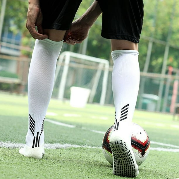 3 pares de calcetines de fútbol, calcetines deportivos hasta la rodilla,  calcetines deportivos de compresión de pantorrilla, calcetines deportivos