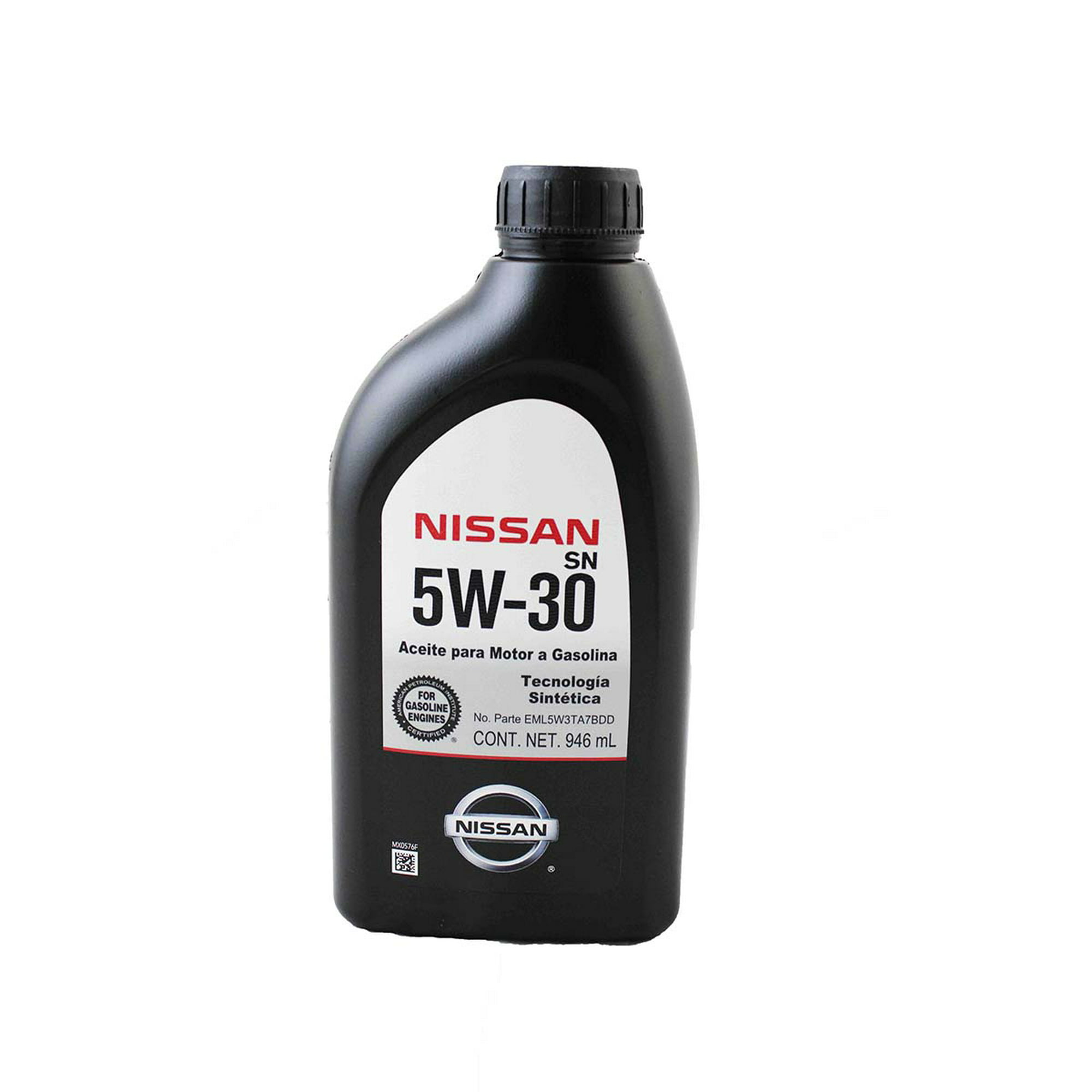 Aceite de Motor a Gasolina 5W-30 Nissan de 946 ml