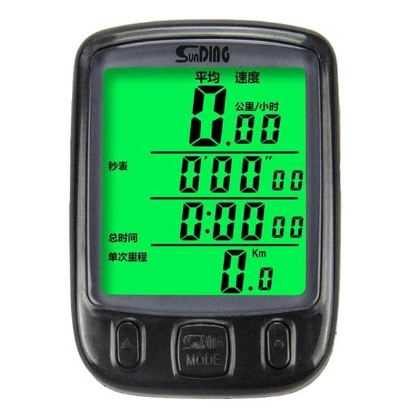 VGEBY Cuentakilómetros de bicicleta, cronómetro de bicicleta con cable  impermeable, pantalla LCD para velocímetro de bicicleta de carretera  accesorio