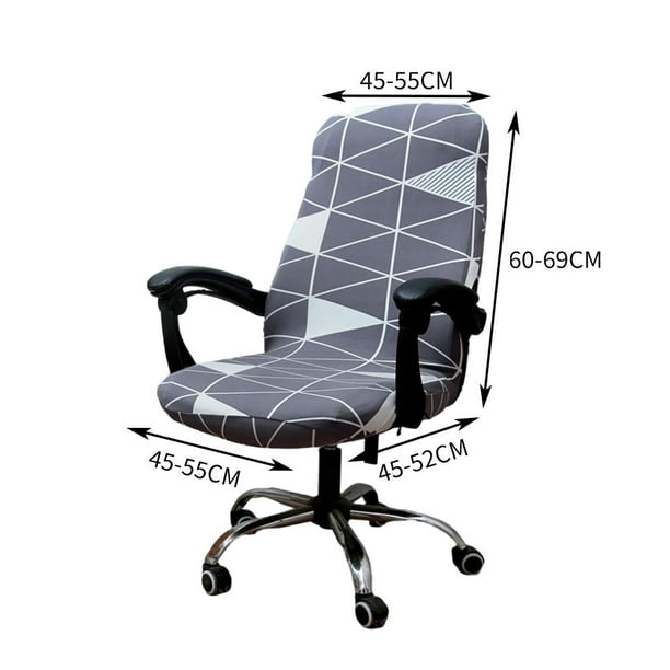  Funda para silla de asiento, silla de oficina de seda