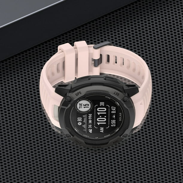 Correa de reloj de silicona correa de reloj de pulsera ajustable para Garmin  Instinct 2X Ehuebsd