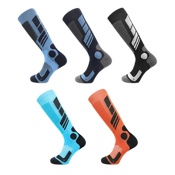 OutdoorMaster Calcetines de esquí, paquete de 2 pares de calcetines de  esquí y snowboard para hombres y mujeres con diseño OTC con puño  antideslizante