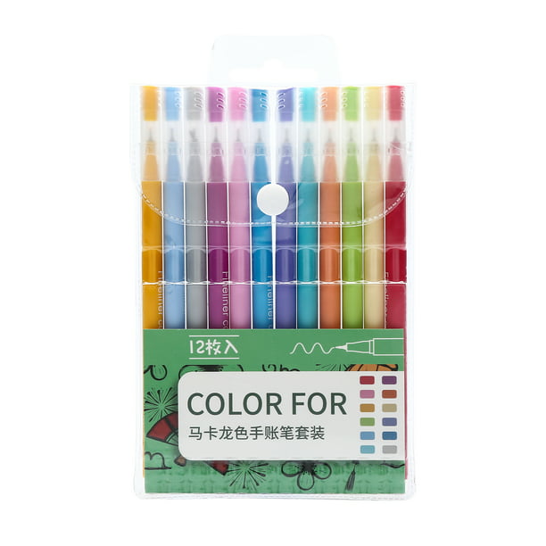 Plumas De 24 Colores Para Manualidades Escribir Dibujar Utiles Escolares  Niñas