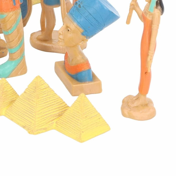 Juguete del Antiguo Egipto para niños 12 Uds figuras de esfinge egipcia  antigua tallado exquisito modelo de reina egipcia juguete para exhibición  ANGGREK Otros