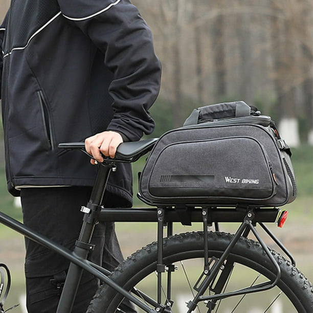Bolsa trasera impermeable para bicicleta de 30 l, bolsa para