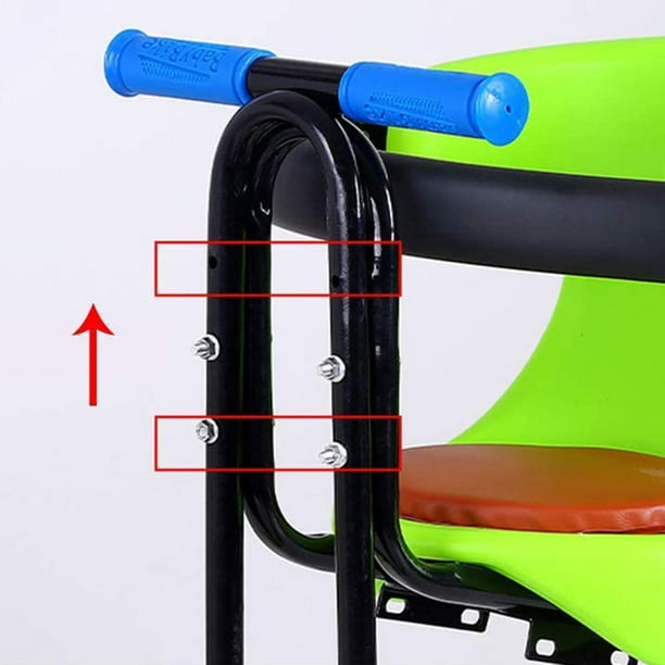 Asiento de portabebés frontal para bicicleta de Macarena, adecuado