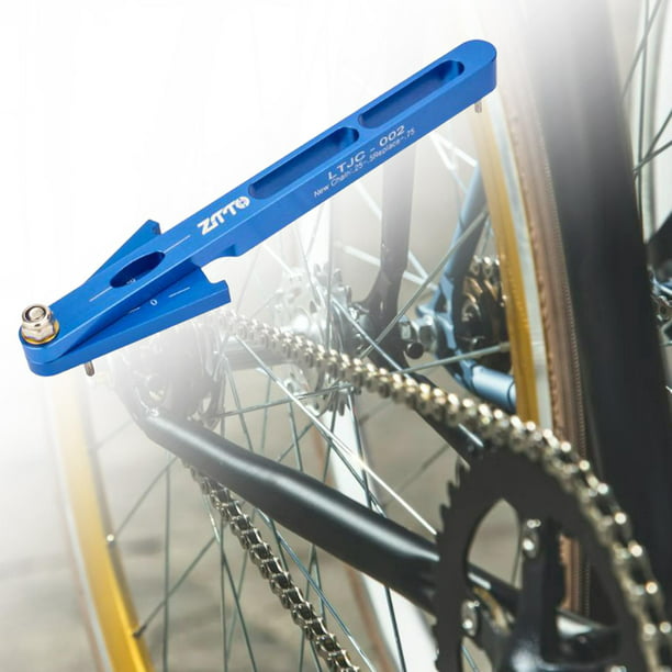 Indicador de desgaste de cadena de bicicleta, herramienta de regla de  medición, comprobación de cadenas estiradas de bicicleta plegable, medidor  de 