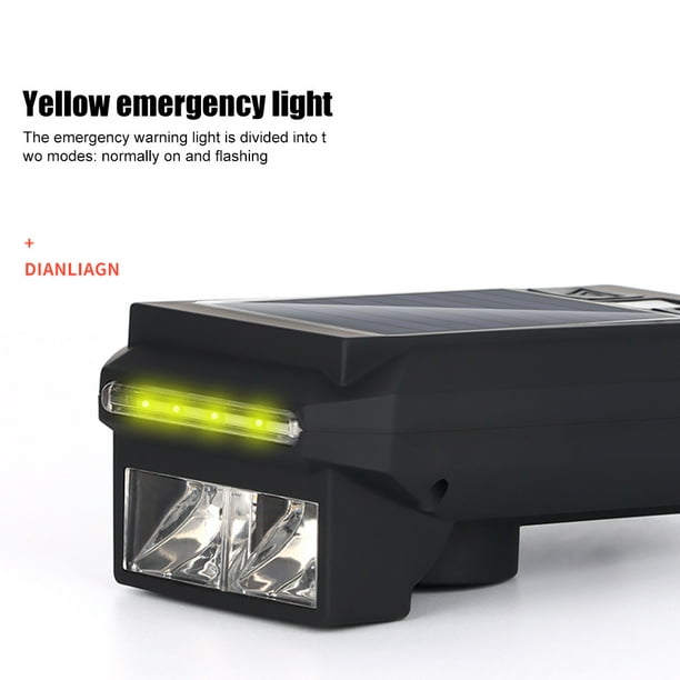 Lámpara Linterna de luz delantera LED para bicicleta, 3 modos, antorcha de  ciclismo nocturna para bicicleta (plata Likrtyny Para estrenar