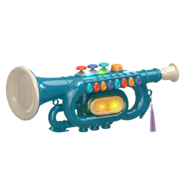  Toyvian Trompeta para niños, juguete de trompeta para niños,  juguete de animación, instrumentos de viento musicales, utilería de  rendimiento, regalos de fiesta para niños, principiantes, vacaciones, color  aleatorio, 30 piezas, regalos
