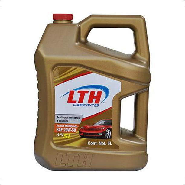 Aceite Motor 20W50 Mineral Multigrado 5L Oficial LTH LTH Listo para usar