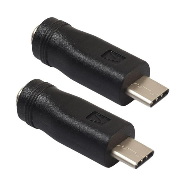 Adaptador de conector de alimentación de USB 3.1 tipo C macho a CC