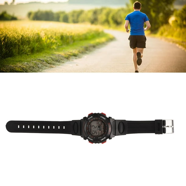 Reloj electrónico para hombre reloj deportivo Digital de moda con pantalla  grande transparente WR50M resistente al agua para correr ANGGREK Otros
