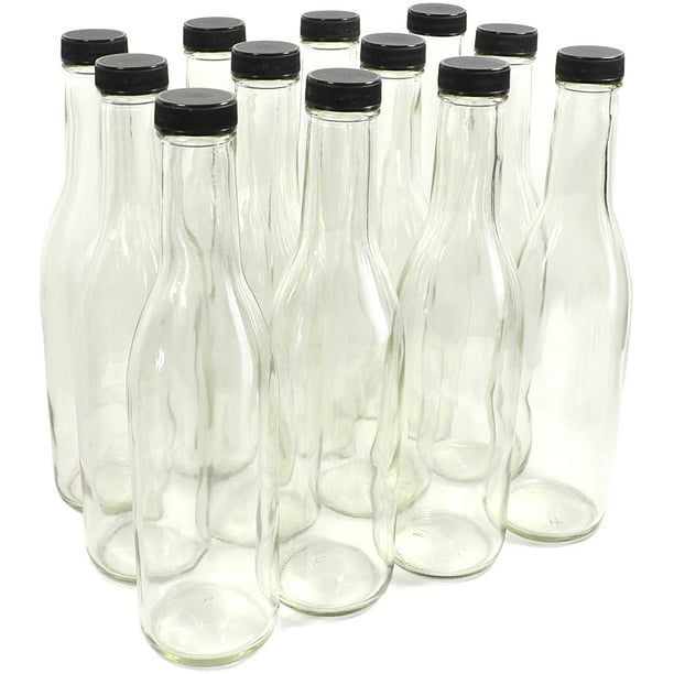 Set 4 botellas condimentos - 250 ml. cristal