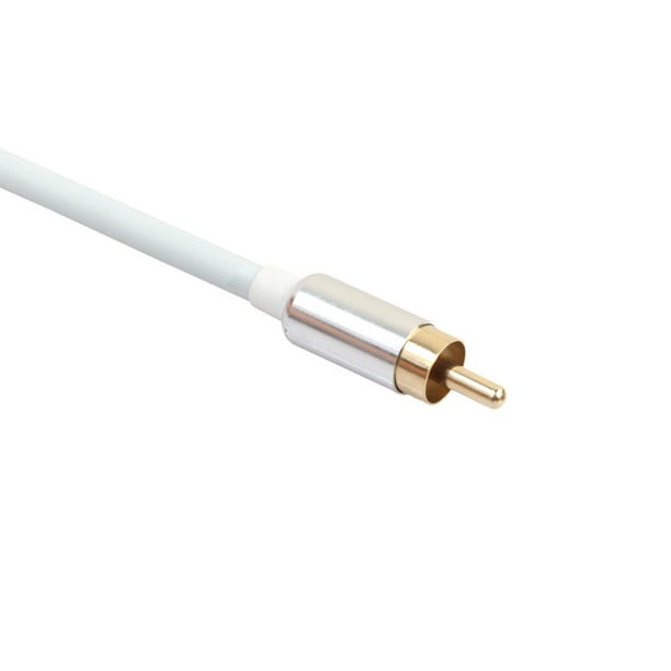 Conector de enchufe estéreo convertidor hembra RCA para cable coaxial  (2PCS) Likrtyny Para estrenar