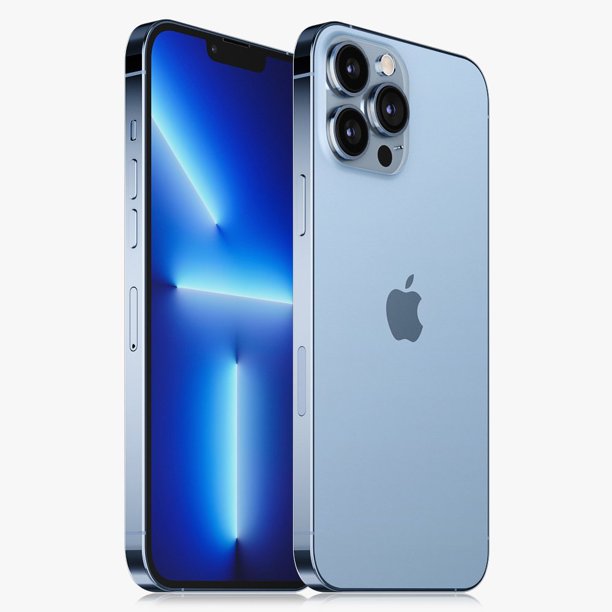Apple iPhone 13 Pro Max, 256 GB, Azul Sierra - Desbloqueado (Renovado)