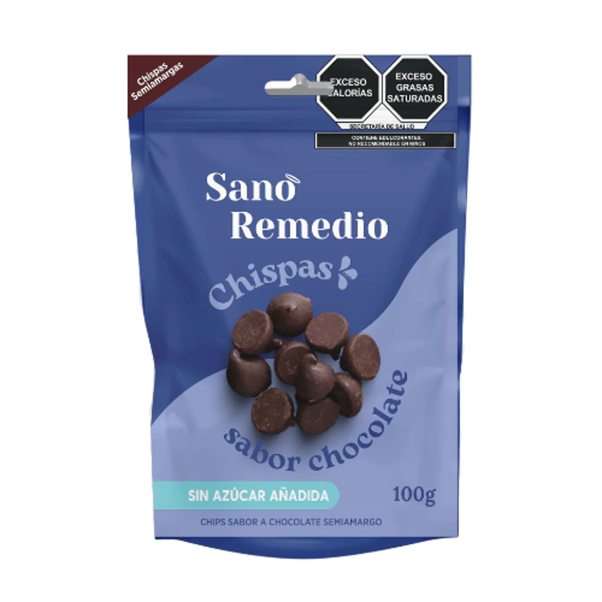 Chispas de chocolate horneables sin azúcar