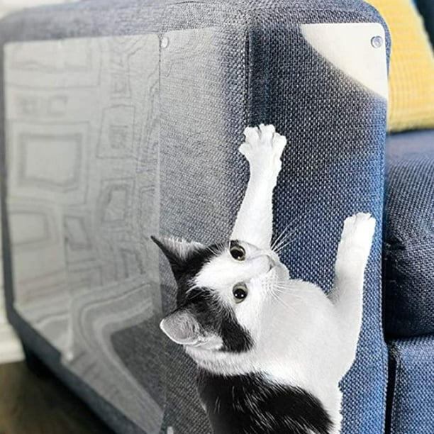 2 uds rascador para gatos disuasorio sofá esquina muebles Protector cinta  de entrenamiento Anti 20cmx45cm Yuyangstore Disuasión de arañazos