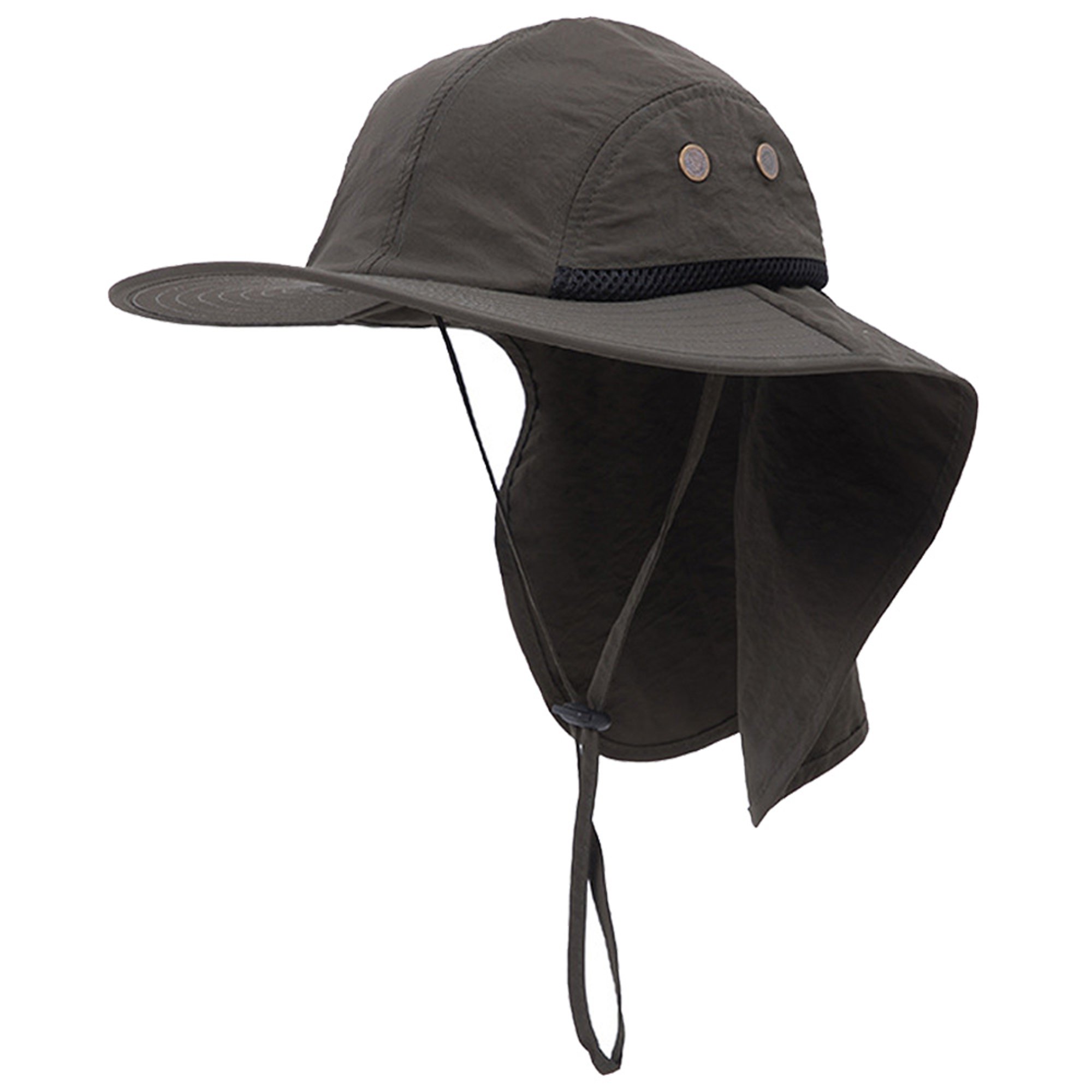 Sombrero de sol para hombre al aire libre con protección UPF 50+ Sombrero  de safari Sombrero de cubo de ala ancha con gorra para el cuello para  papá Adepaton BST3008063-3