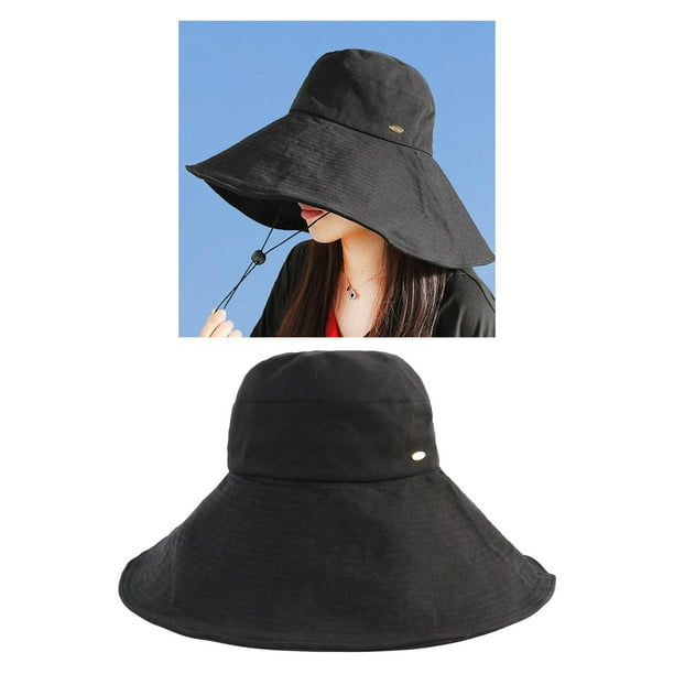 Sombreros de paja para mujer Sombrero de playa de verano Sombrero de ala  ancha Sombrero Fedora UPF50+ TUNC Sencillez