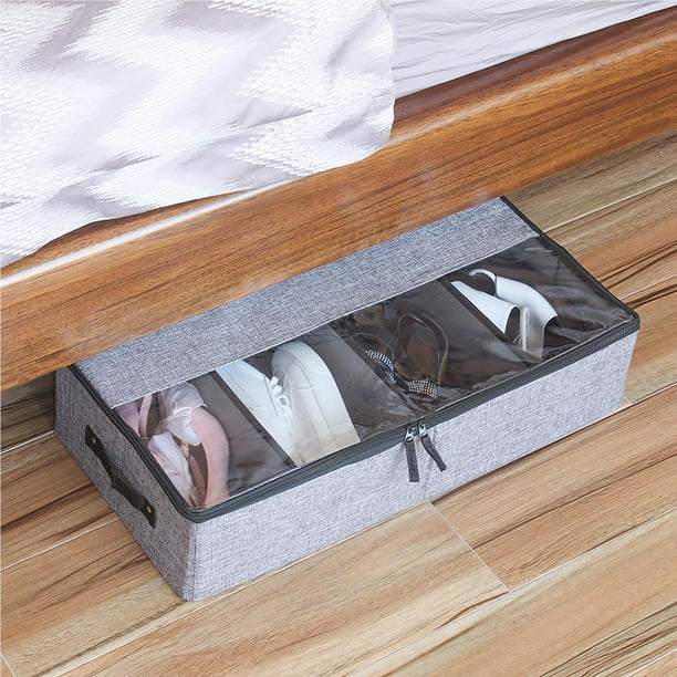 Ounissouiy Caja de almacenamiento de artículos varios a prueba de polvo a  prueba de humedad bolsa de almacenamiento debajo de la cama armario ropa  zapatos Almacenamiento y organización del hogar Ounissouiy HA019911-00