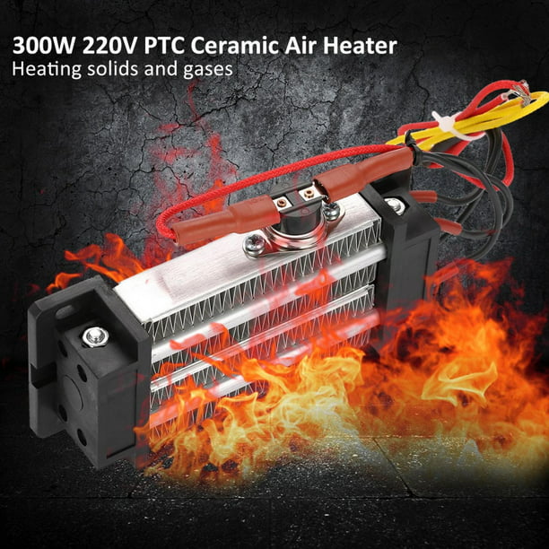 Elemento calefactor PTC 110V 500W Calentador de aire de cerámica  HighAccuracyConstant Temperatura Calentador eléctrico para máquina de  cortina de aire