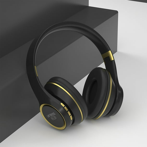 Auriculares inalámbricos con micrófono bluetooth MP3 Negro, Cascos