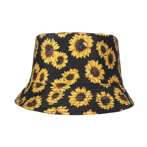 Sombrero de Pescador de Doble Cara Para Hombre y Mujer Gorra Estampado