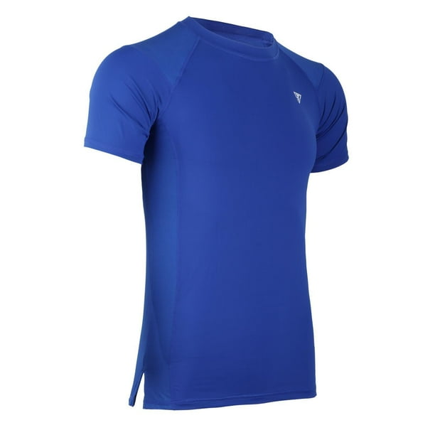 Camiseta de gimnasio para hombre, de manga corta, casual, en blanco,  delgada, para entrenamiento, ropa de verano (color negro, talla: M)