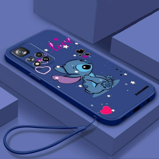 Funda para Xiaomi Redmi Note 10S Oficial de Disney Stitch Azul - Lilo &  Stitch