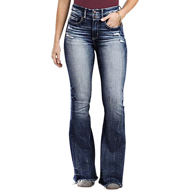  Jeans de cintura con levantamiento de glúteos para