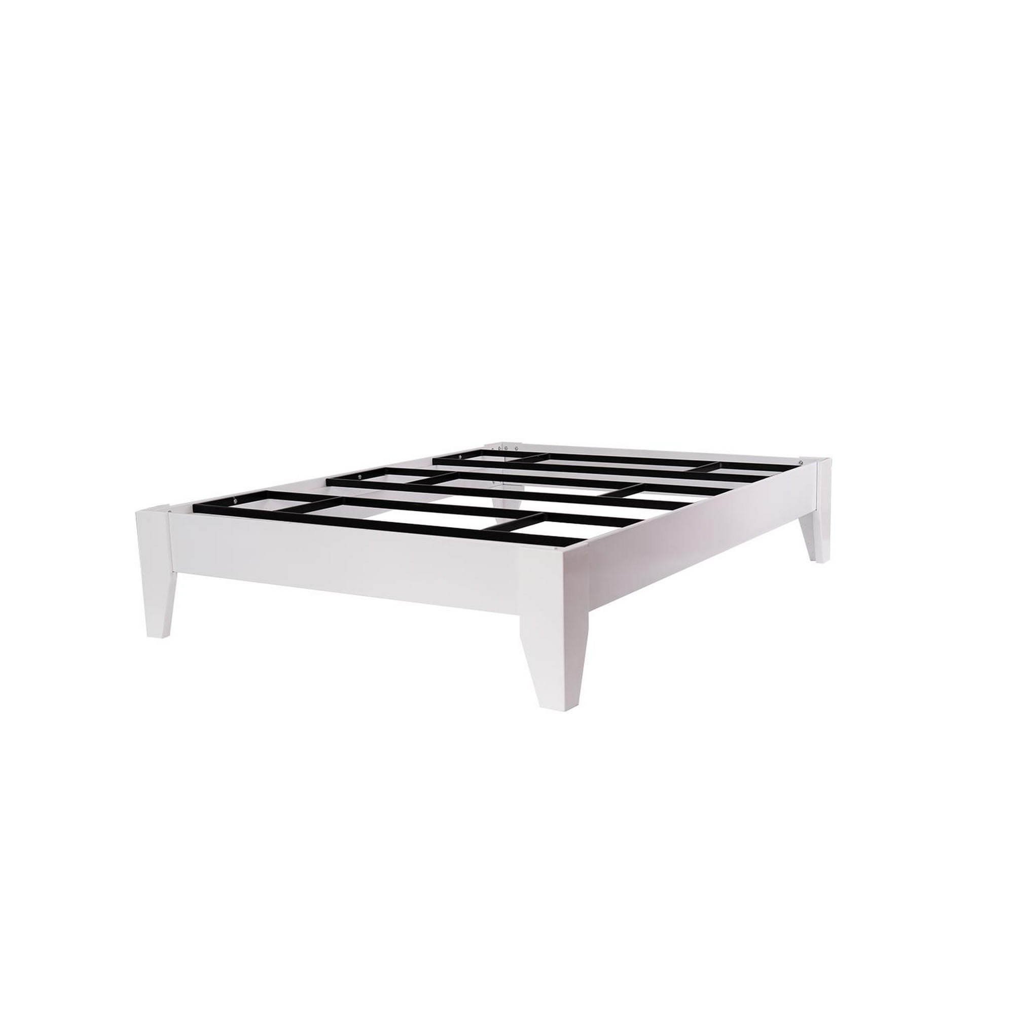 Base de Cama Nezt, King Size, Armado Fácil, Soporte de Acero, 196 cm x 206  cm x 37.5 cm blanco Nezt 1