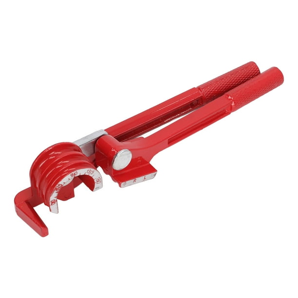  Dobladora de tubos de 0°-180° 3 en 1 herramientas de doblado  manual de tubos de 1/4, 5/16 y 3/8 pulgadas, herramientas de doblado de  tubos de acero de aleación manual para