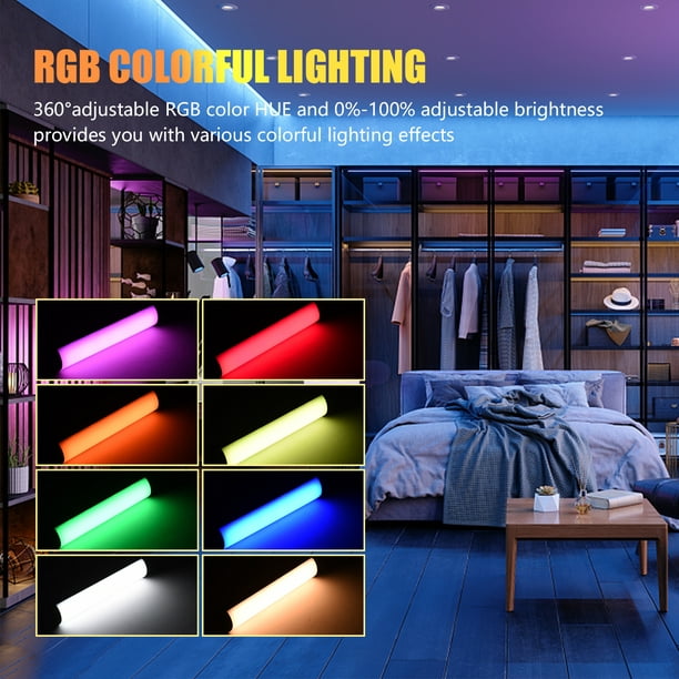 Comprar Mini lámpara de fotografía RGB, luz LED regulable, luz
