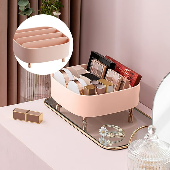 teissuly makeup organizer compact desktop skincares display case 4 spaces eyeshadow pallet cosmetics storage holder for bathroom countertop and bedroom vanity dresser teissuly wer202310232272