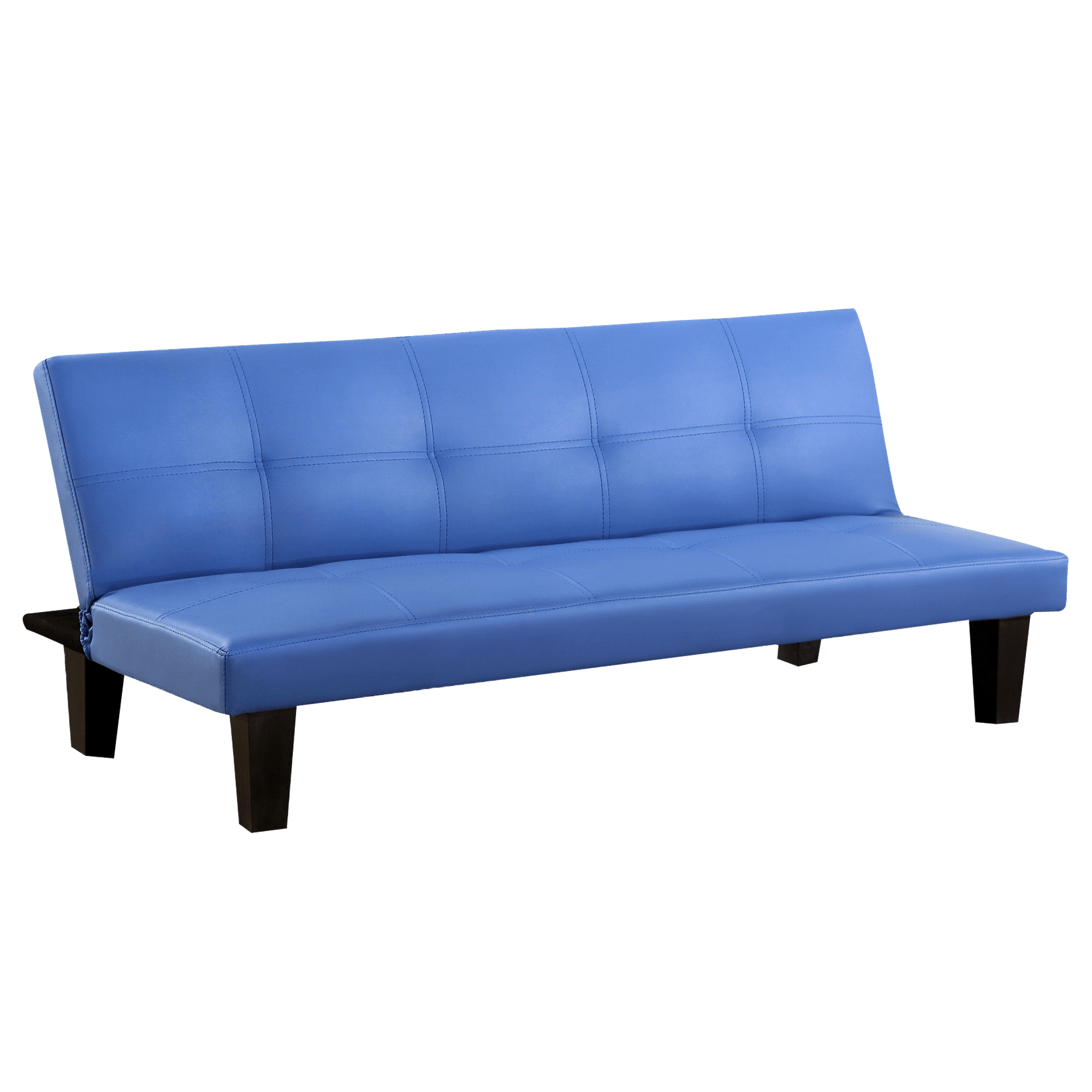 Sofa Cama The Shop Vinipiel azul moderno Walmart en línea