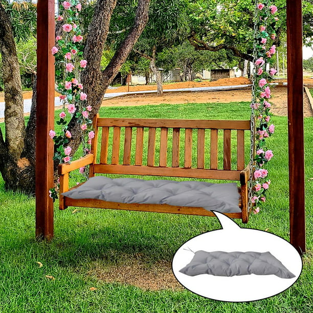  Cojines para muebles de patio, 2 piezas, cojines grandes para  sillas mecedoras para exteriores para muebles de patio, banco mecedor,  cojín de asiento grueso : Patio, Césped y Jardín