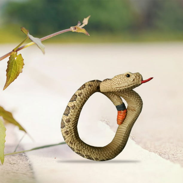 Juguete modelo de serpiente , juguete de serpiente aterrador, accesorios de  serpiente, figura de serpiente, figura de serpiente artificial Verde Colco  Juguetes de serpiente de simulación