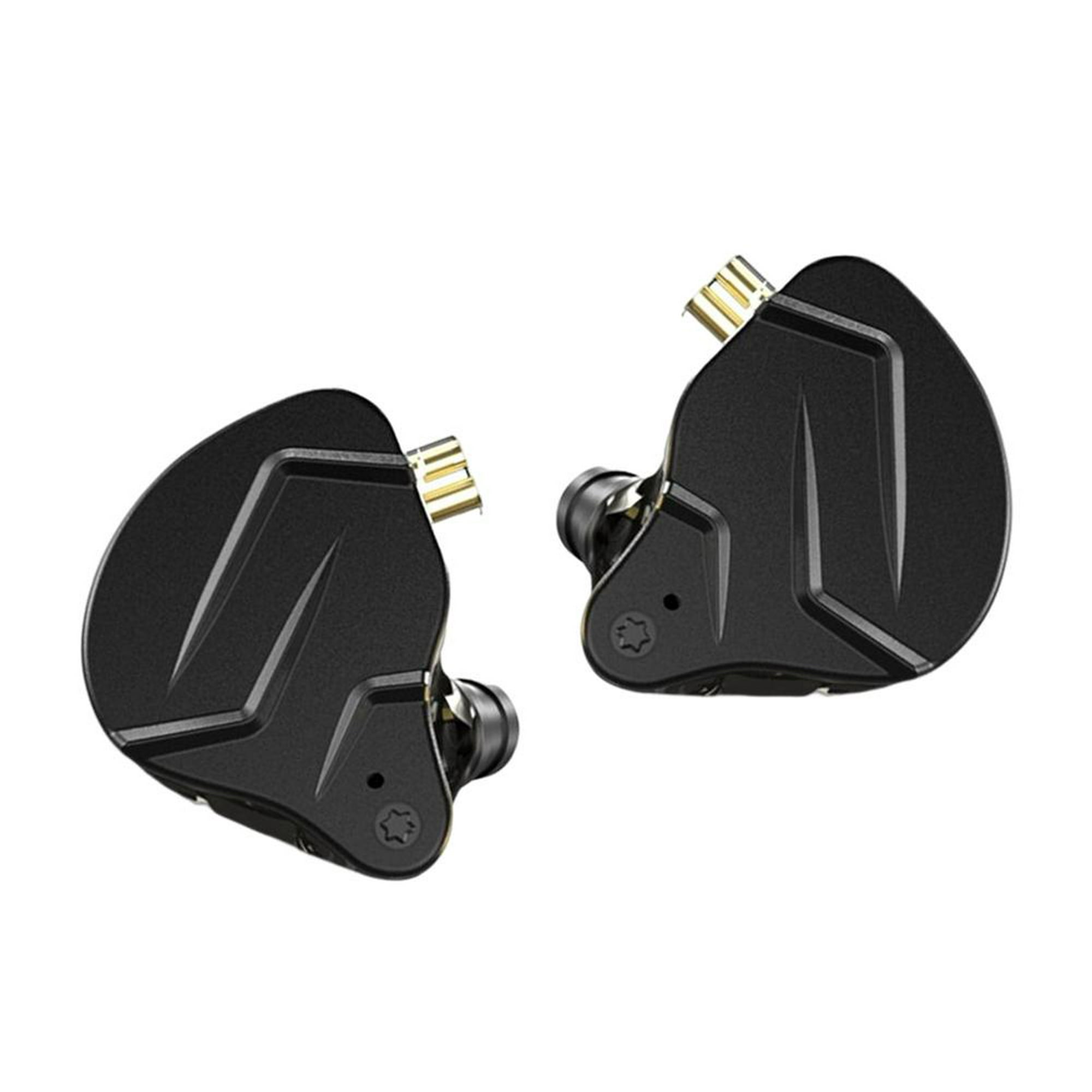 KZ ZSN PRO X Metal In Ear Audífonos 1BA+1DD Tecnología híbrida (con  micrófono negro)